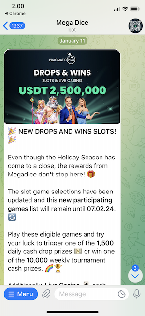 mega-dice-telegram-casino-bot